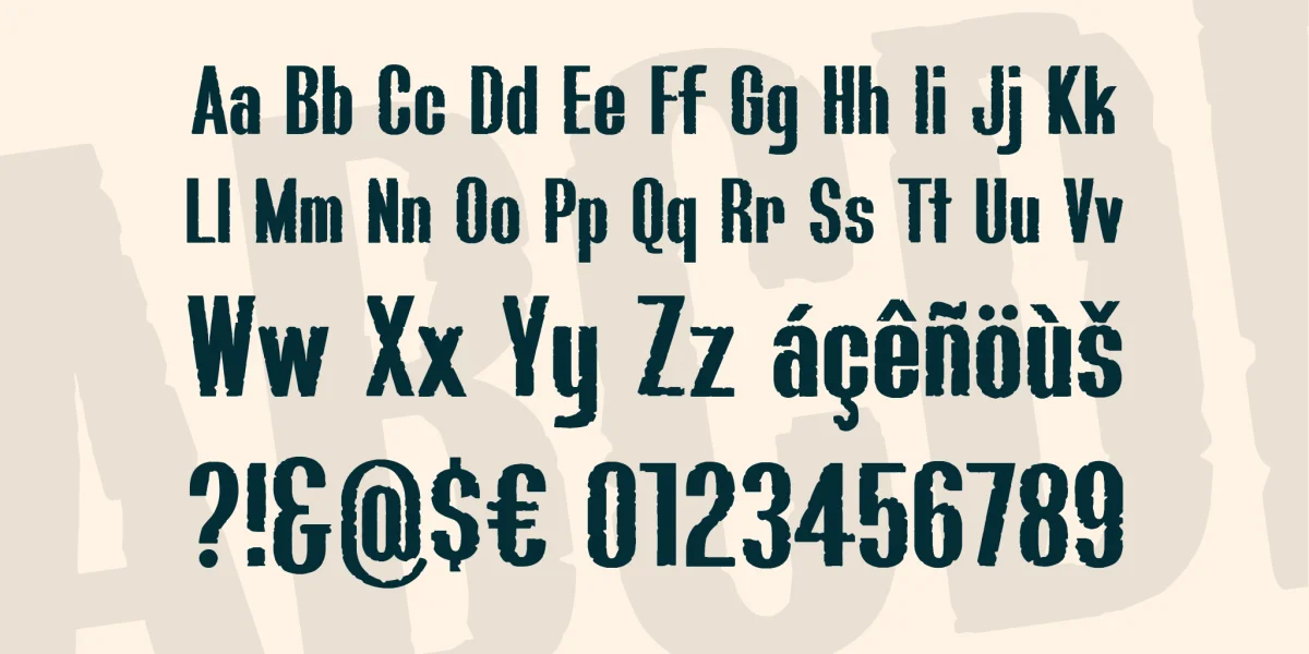 Bluefish Font Family preview 4