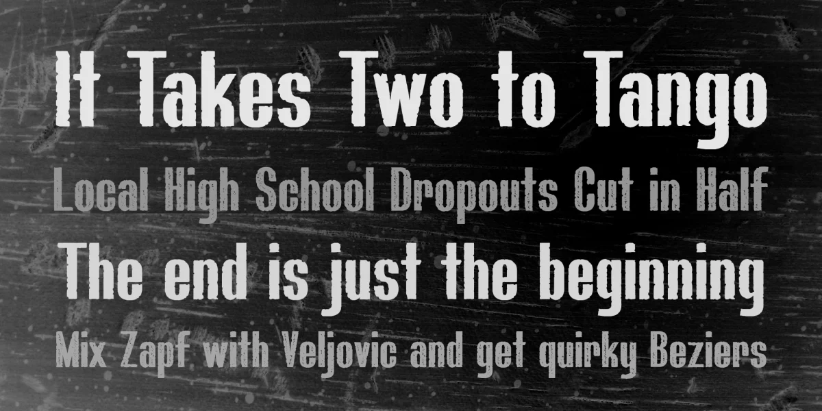 Bluefish Font Family preview 5