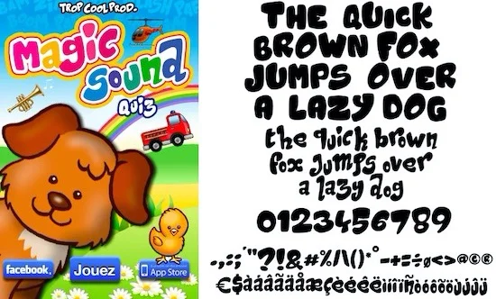 Bluey Font preview 2