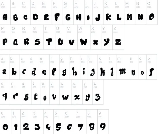 Bluey Font preview 3