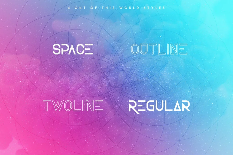 BluPurpl Font preview 2