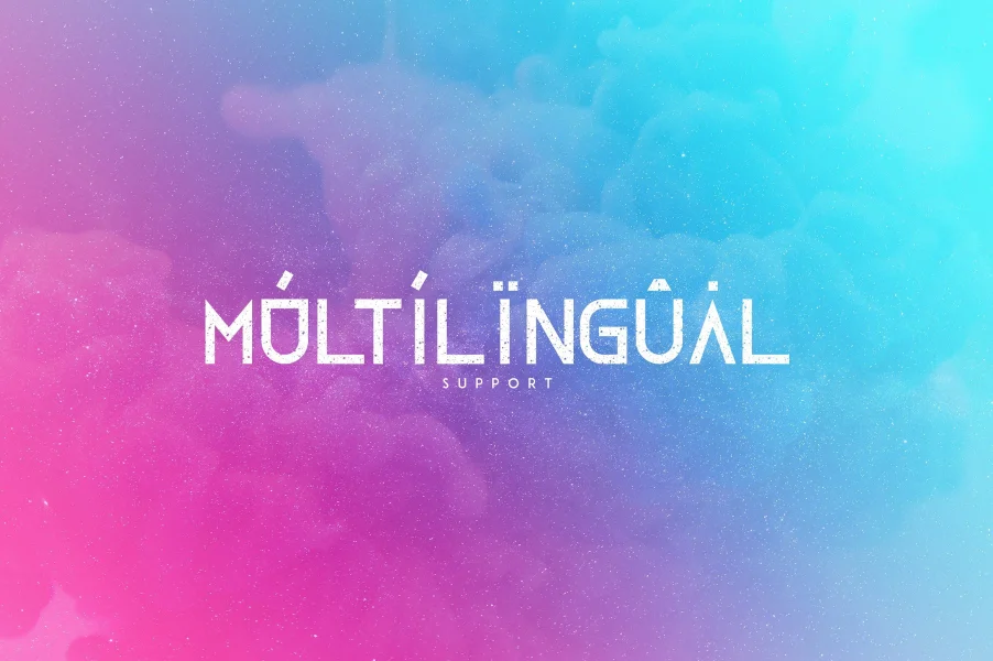 BluPurpl Font preview 7
