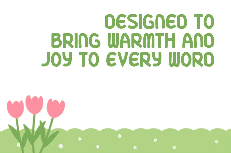 Bobbaluna Cupcake Font preview 2