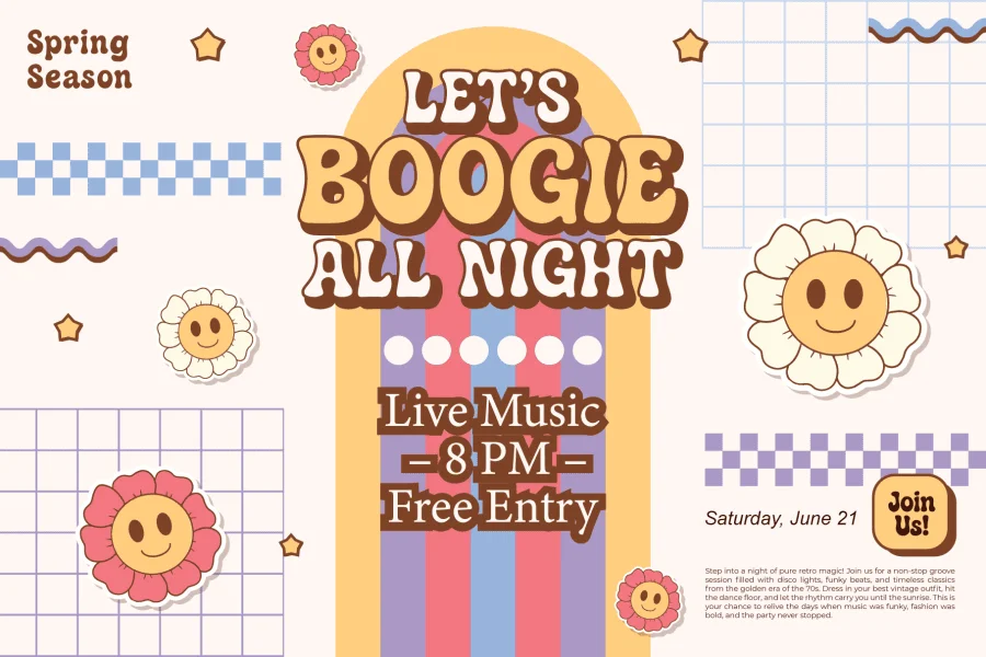 Bobogie Groovy Font preview 4