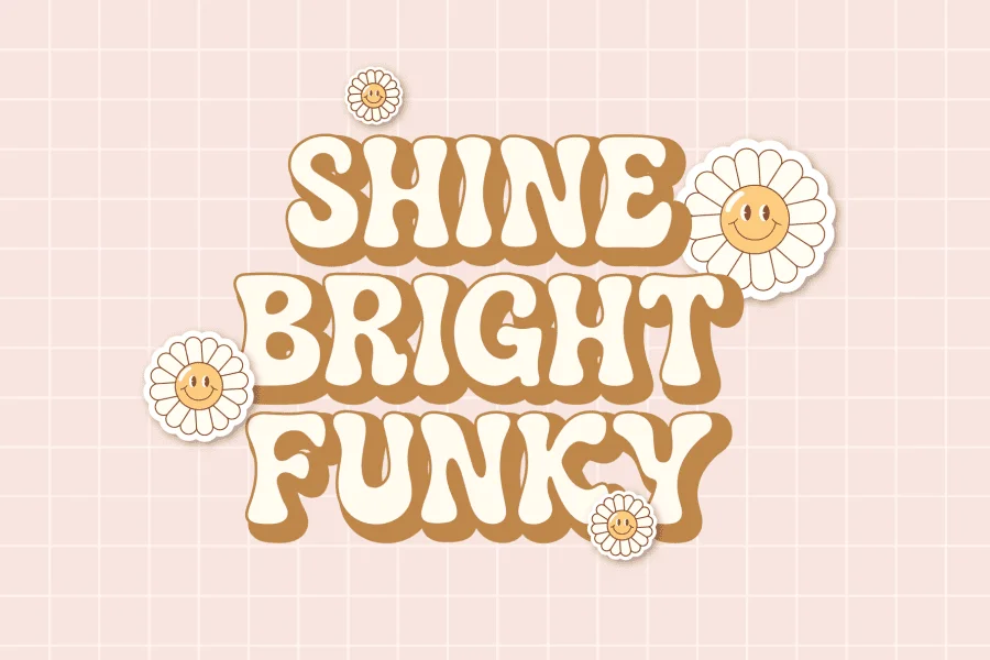 Bobogie Groovy Font preview 7
