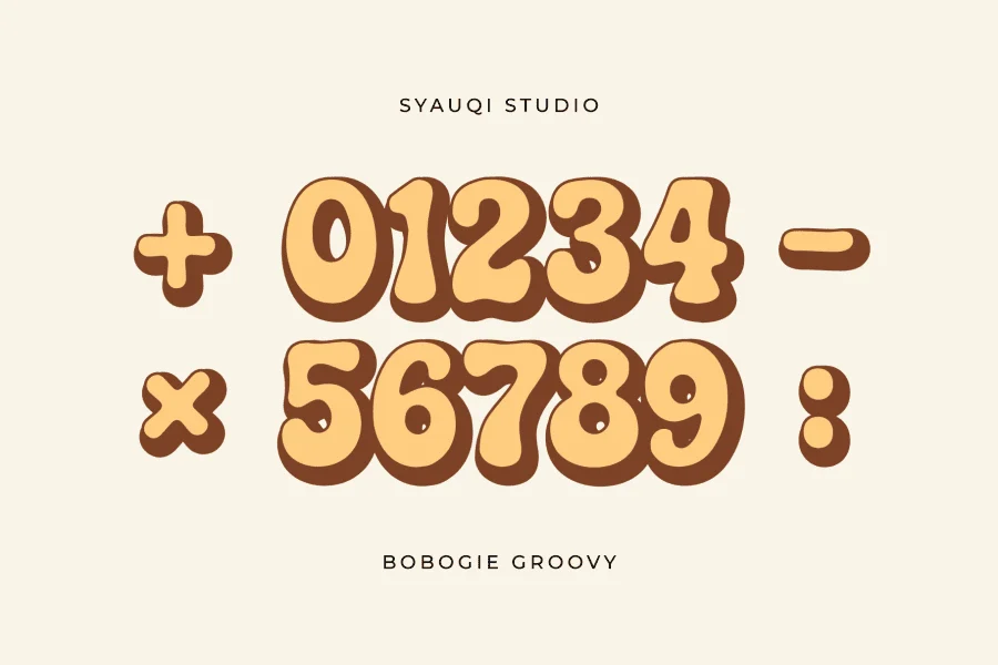Bobogie Groovy Font preview 8