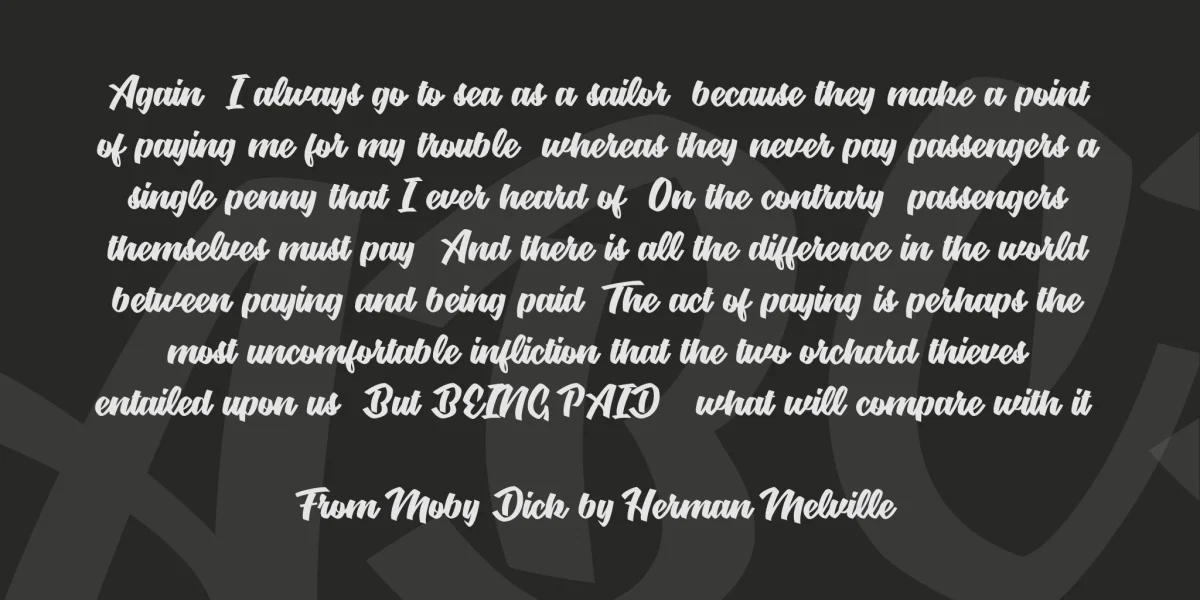 BodySoul personal Use Font preview 4