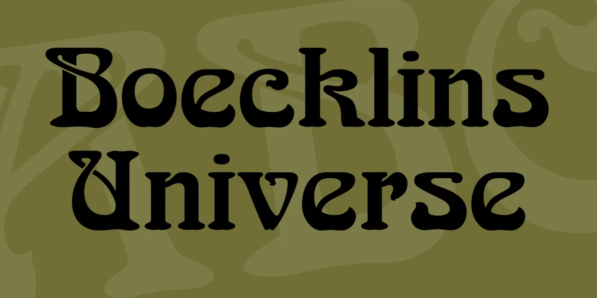 Boecklins Universe Font