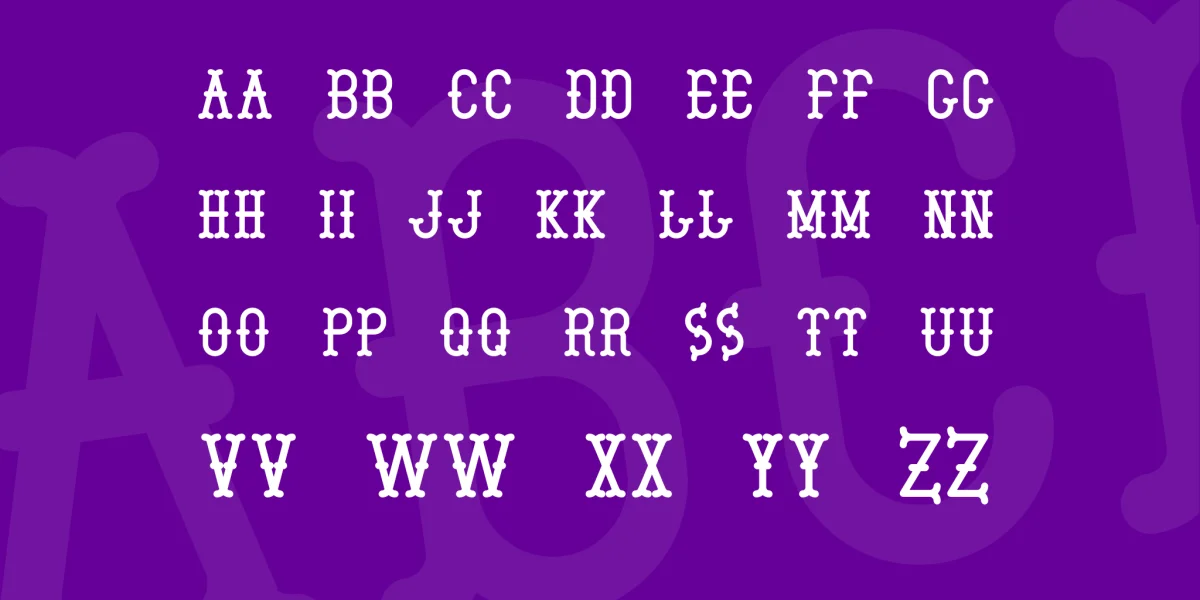 Boeticher Font preview 4