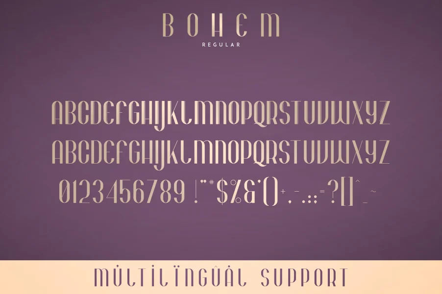 Bohem Font preview 7