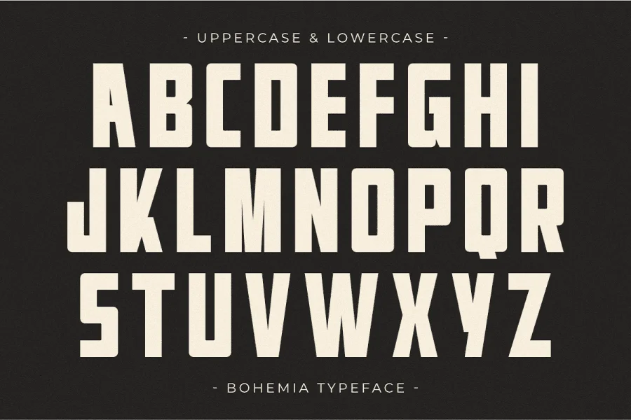 Bohemia Font preview 5