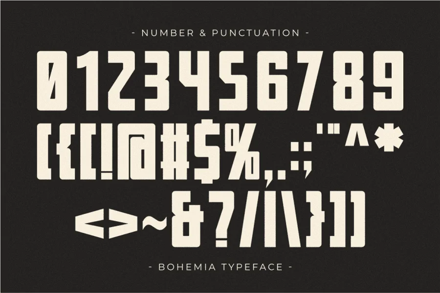 Bohemia Font preview 6