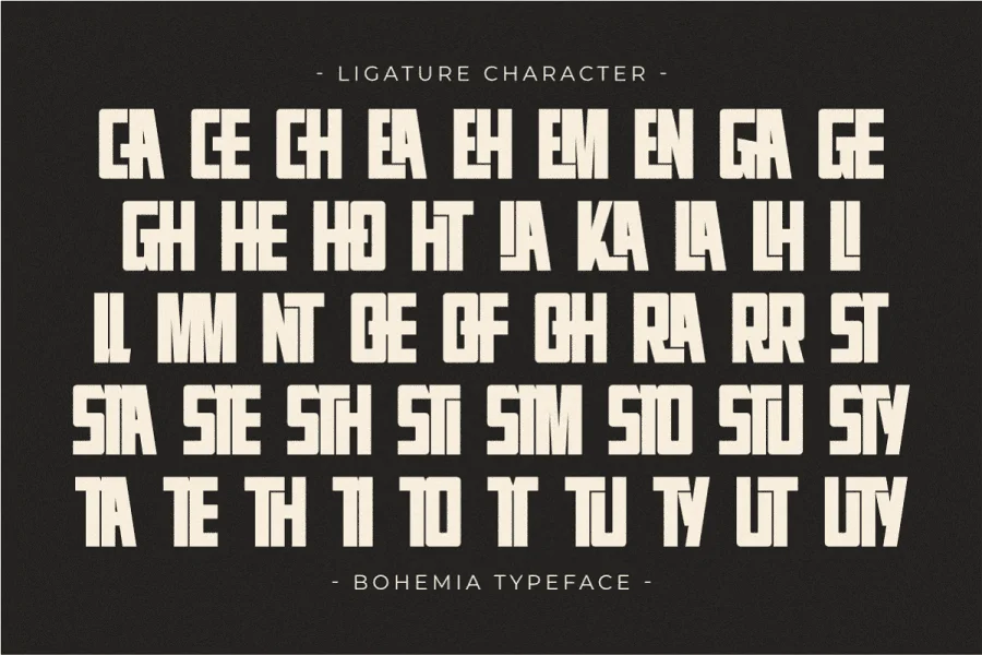 Bohemia Font preview 7