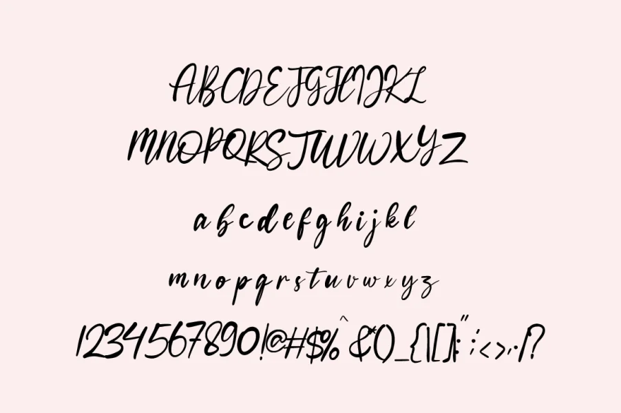 bohemian Font preview 7