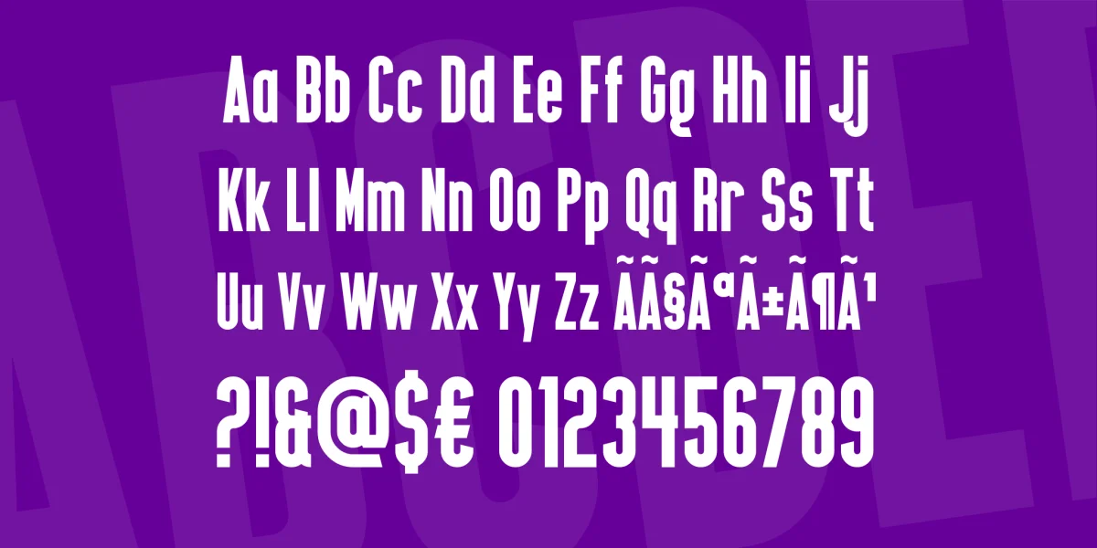 Bold Testament Font preview 3