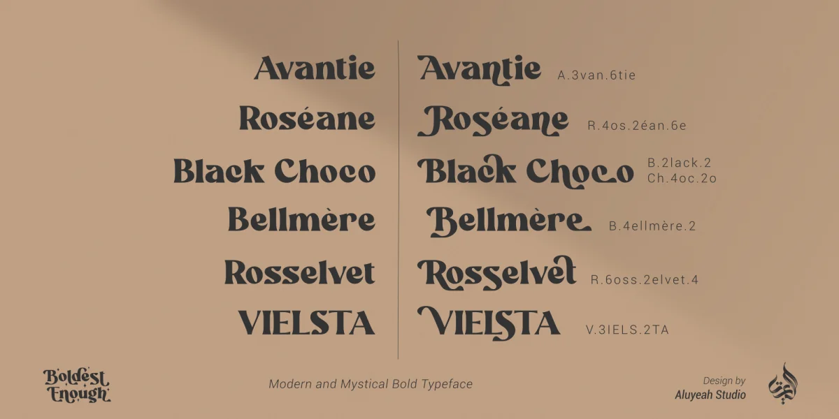 Boldest Enough Font preview 13