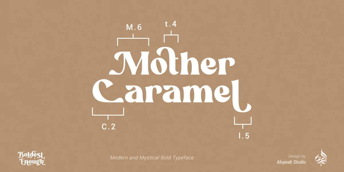 Boldest Enough Font preview 5