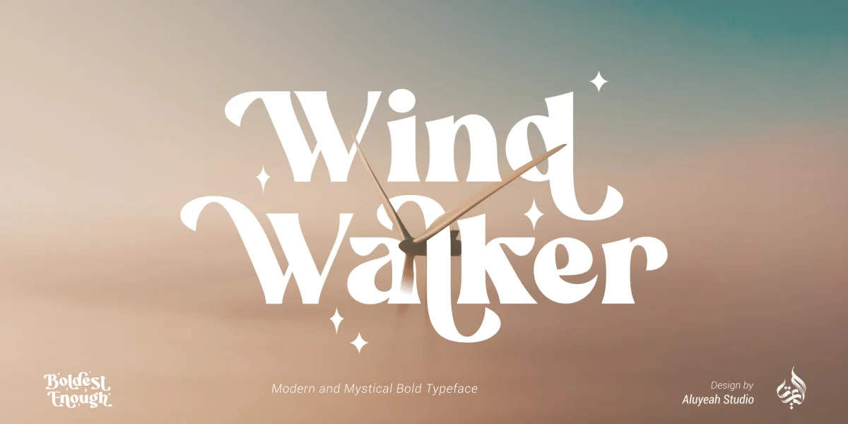 Boldest Enough Font preview 6
