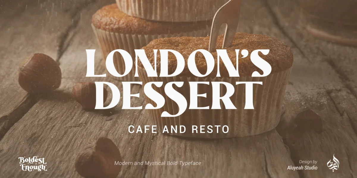 Boldest Enough Font preview 8