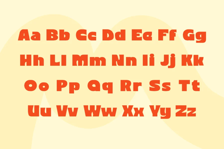 Boldeux Font preview 7