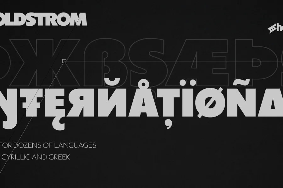 Boldstrom Font preview 3