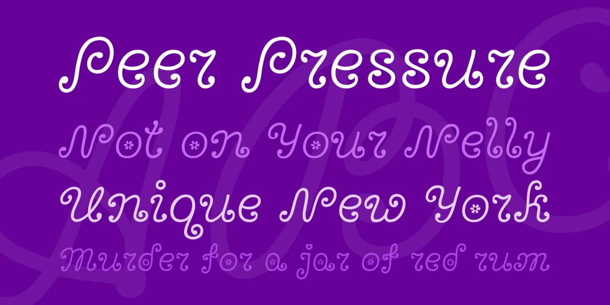 Bonbon Font preview 2