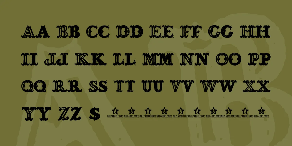 BONESOUP Font preview 4