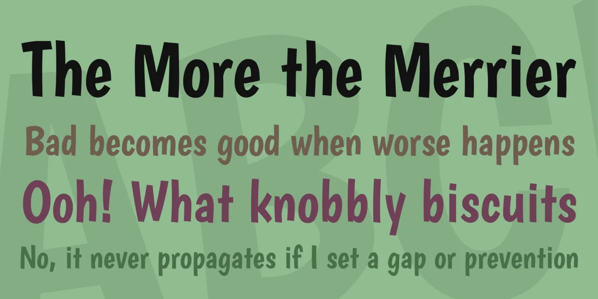 Boogaloo Font preview 2