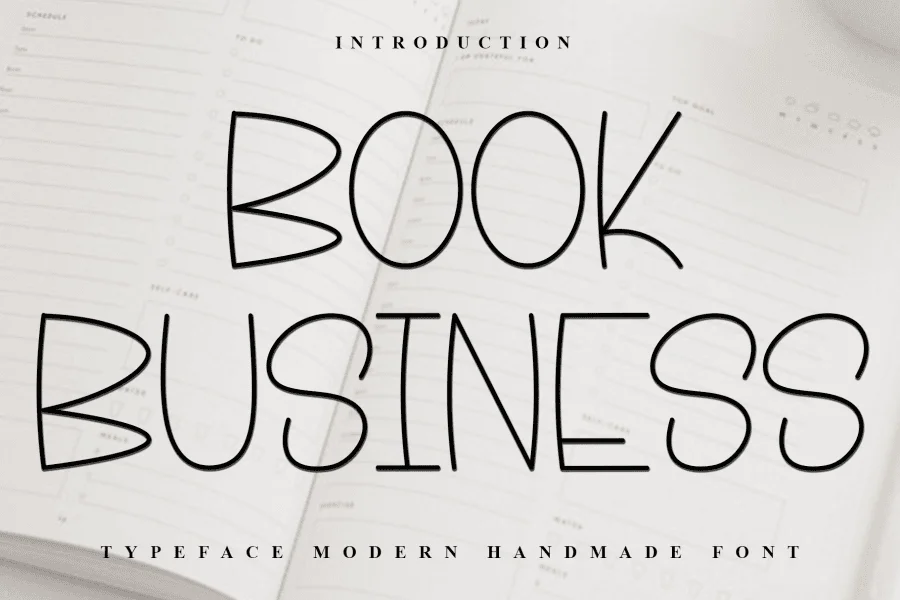 Book Business Font