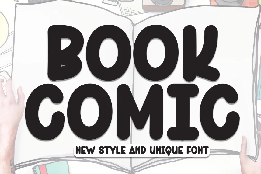 Book Comic – Playful And Unique Font preview 2