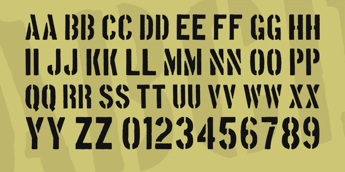 Boston Traffic Font preview 4