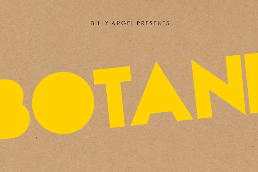 BOTANIC PERSONAL USE Font preview 5