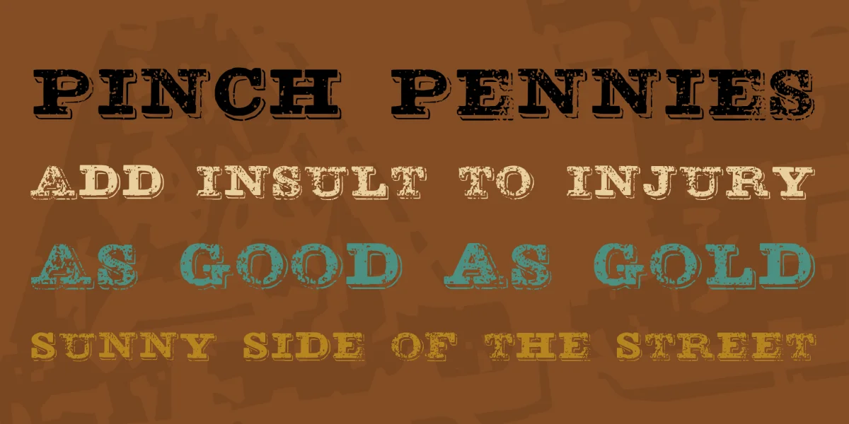 BOTAS SUJAS Font preview 2