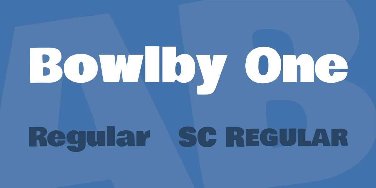 Bowlby One Font Family