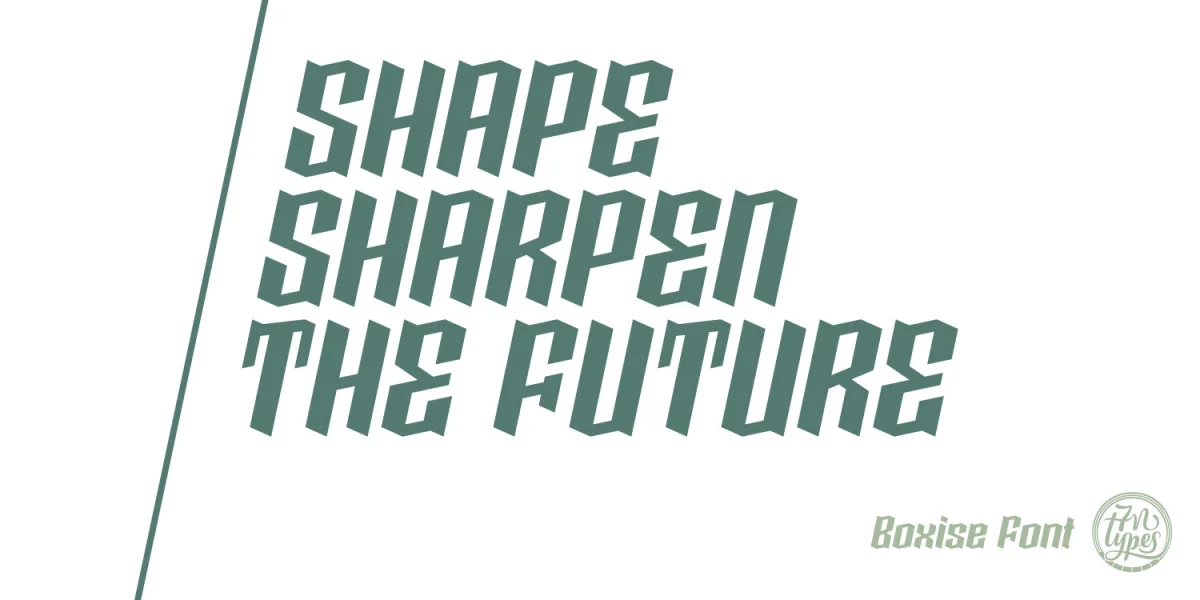 Boxise Font preview 3