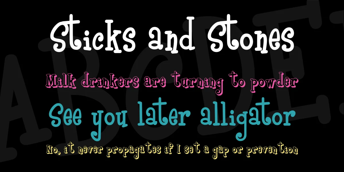 Boyz R Gross NF Font Family preview 2