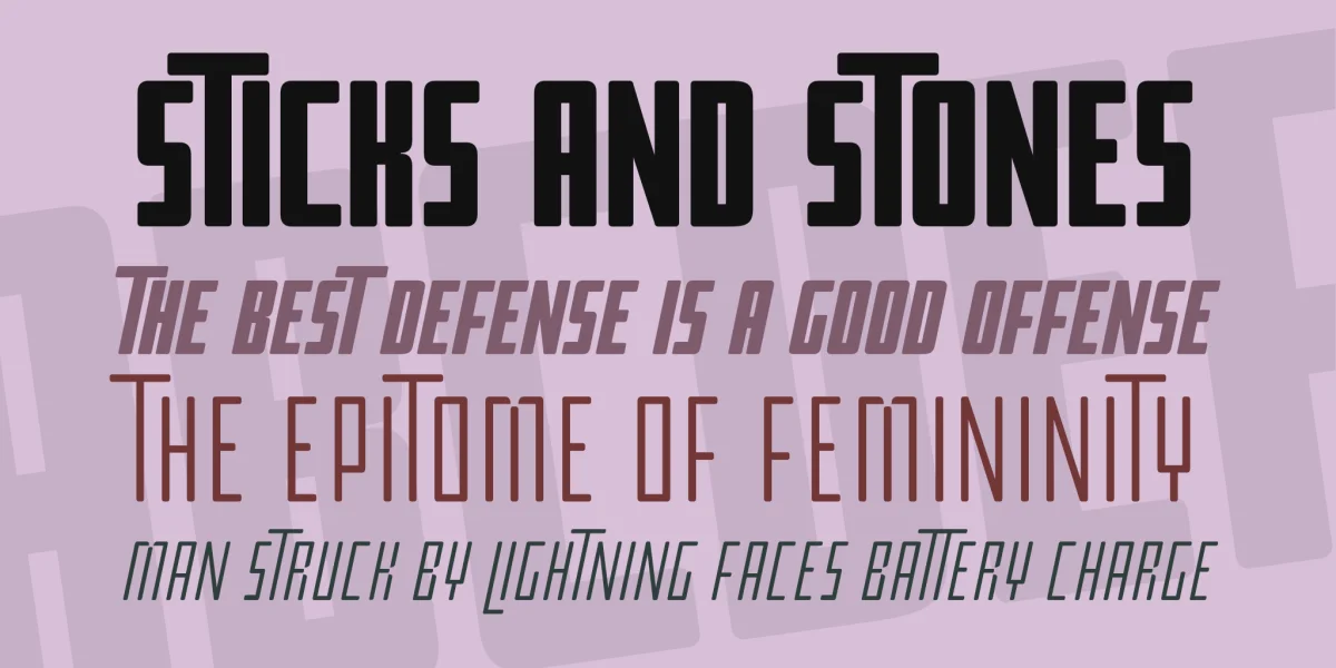 BPimperial Font Family preview 2