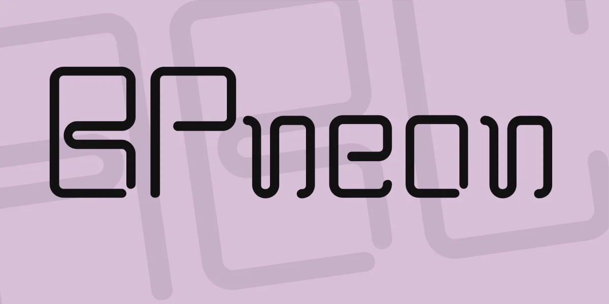 BPneon Font