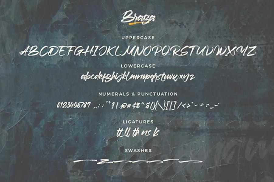 Braga Font preview 2