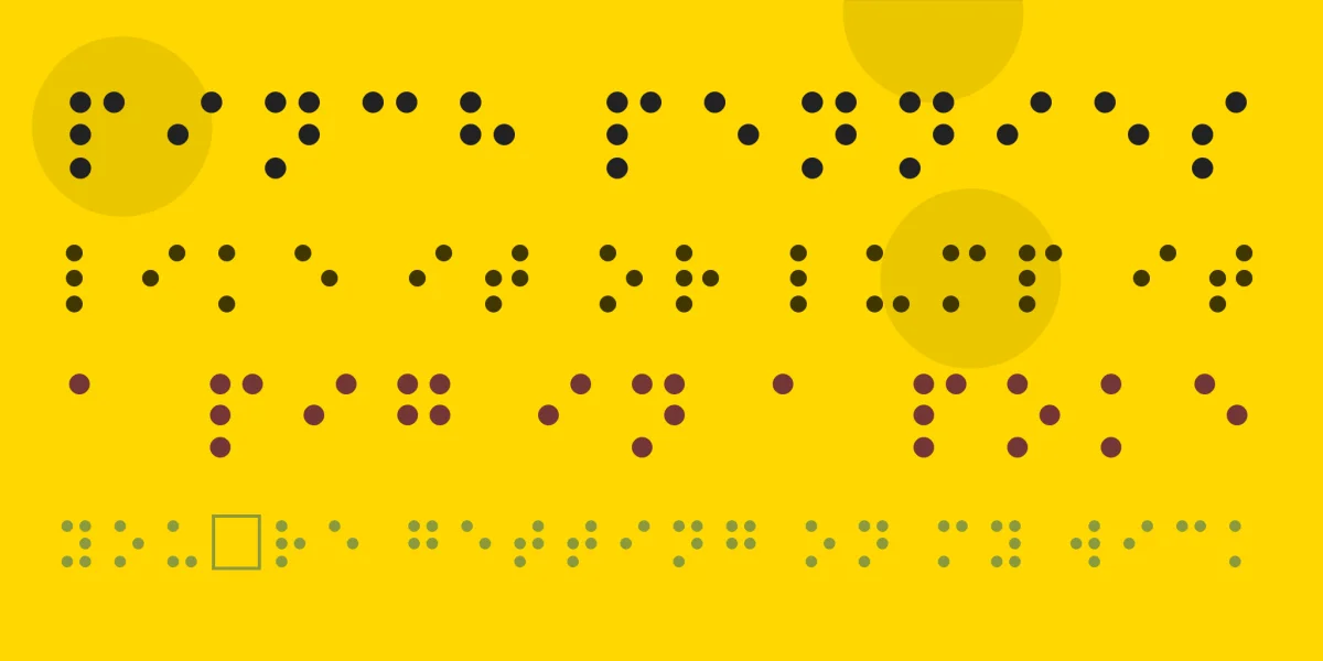 Braille Font preview 2