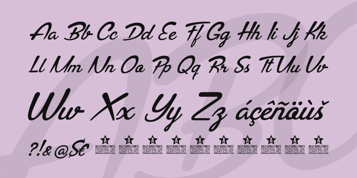Brasileirinha Personal Use Font preview 4