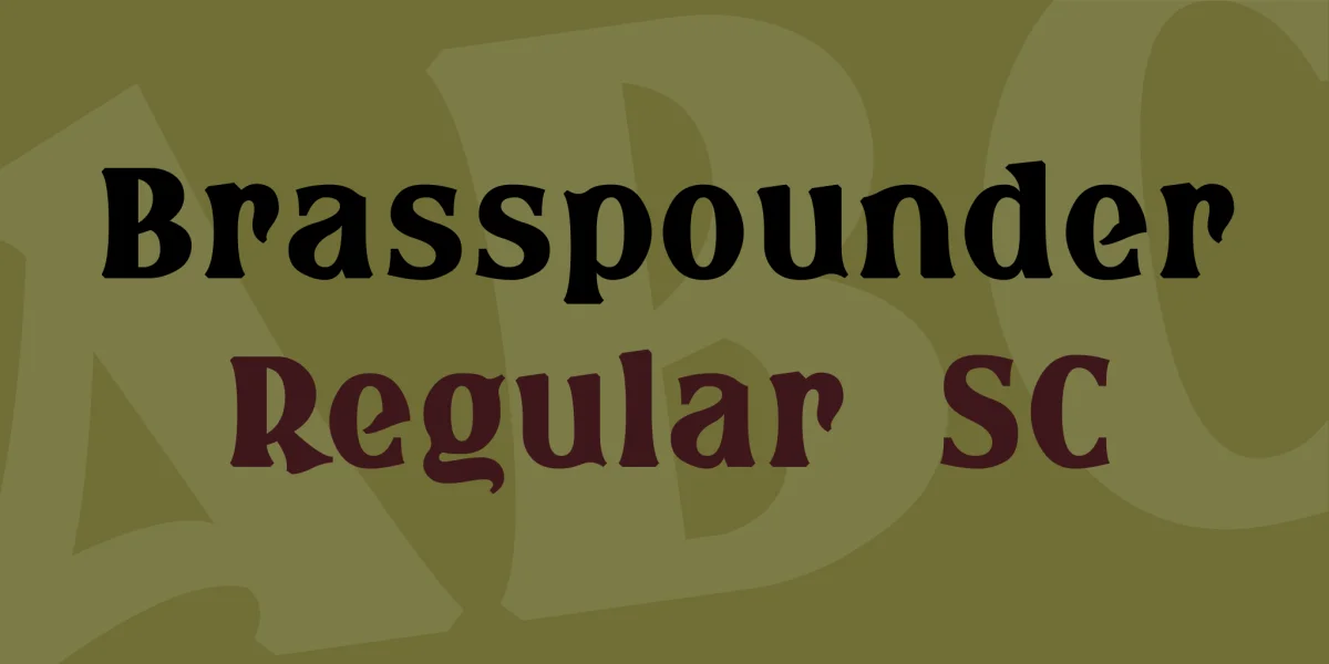 Brasspounder Font Family