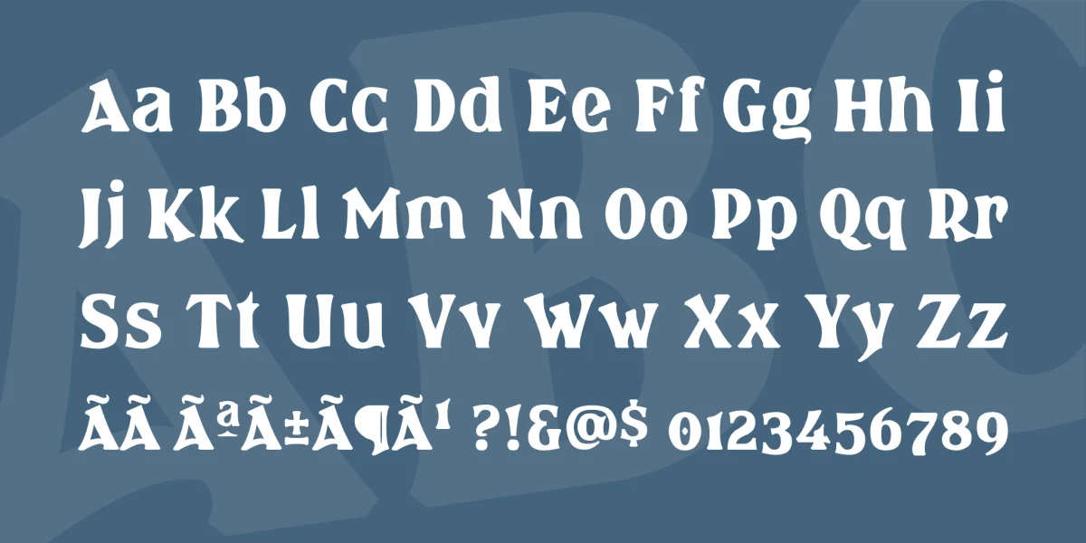 Brasspounder Font Family preview 3