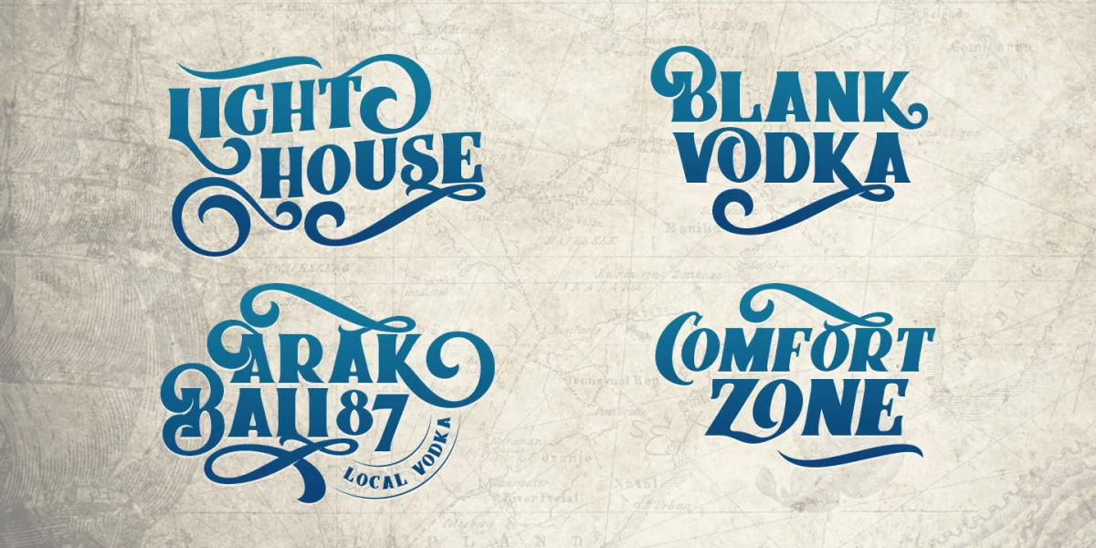 Braton Composer Font preview 9