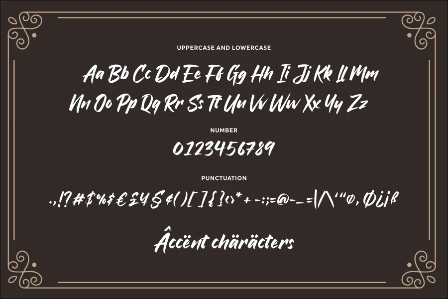 Bratt Graner Font preview 6