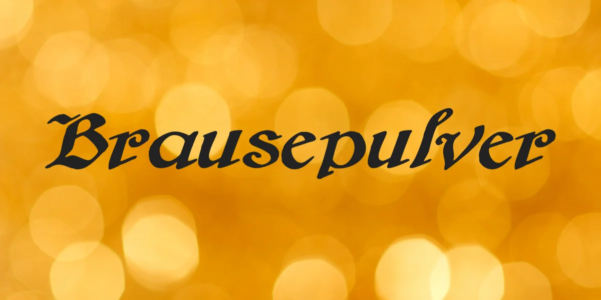 Brausepulver Font