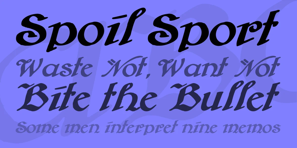 Brausepulver Font preview 2