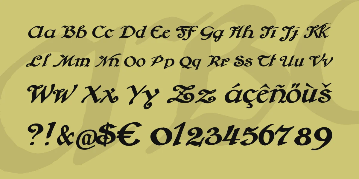 Brausepulver Font preview 4