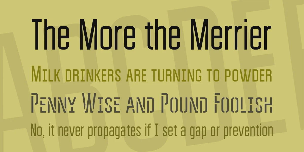 Bravo Font Family preview 3