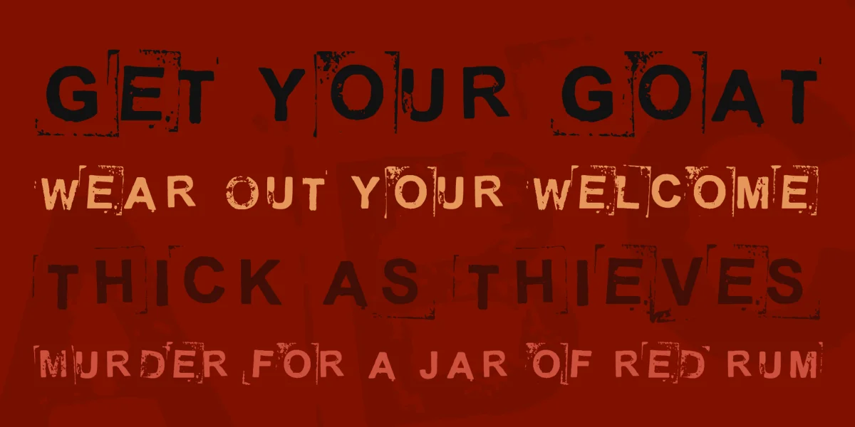 Break on through to the other side Font preview 8